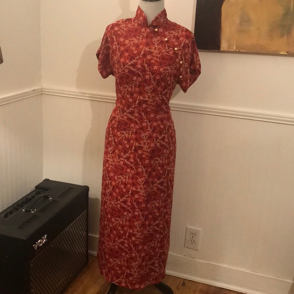 butterick Dresses & Skirts - Elegant Handmade Mandarin Collar dress